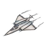 CL093 Штамп "Самолет" (Fighter Jet)