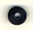 Нить для пришивания бисера и бисероплетения Nymo Threads (Mill Hill), черная, на катушечке