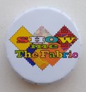 "Show me The Fabric" Булавки-гвоздики "WACKY PIN TIN" в жестяной круглой коробочке