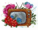 Экран вдохновения (вышивка на водорастворимой канве)