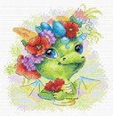 Романтичный дракон (15*15 см)