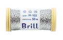 Brill M-103 серебристый (50 м) (аналог Kreinik BF 001 Silver)