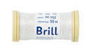 Brill M-102 белый/опал (50 м) (аналог Kreinik BF 032 Pearl)