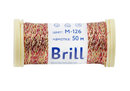 Brill M-126 золотистый/красный (50 м)