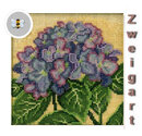 Материалы для MH14-1715 "Гортензия" (Hydrangea) (канва песочная)