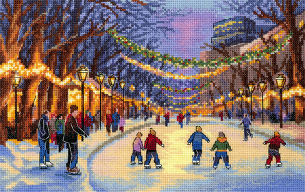 Новогодний каток (25*17 см)